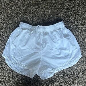 Nike Women's White Athletic Shorts